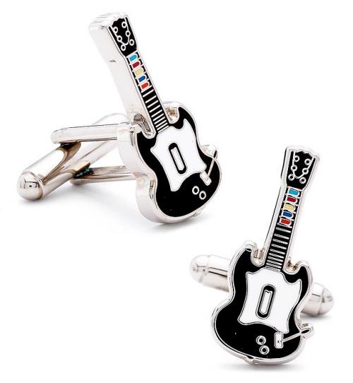Guitar Hero fans and Geeks rejoice with a new cufflinks designed perfectly 