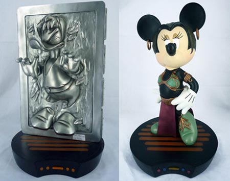 solo and minnie Star Wars Characters Meet Disney