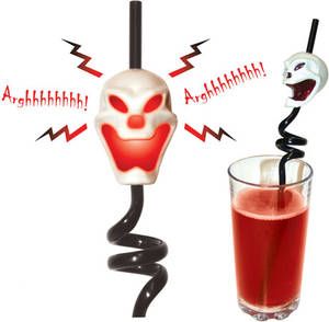 screaming skull straws Screaming Skull LED Straw