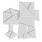 digg logo 140x140 Free Social Media Icons: Origami Style