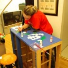 luigi dresser 140x140 Super Mario Brothers Handpainted Super Dresser