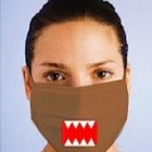 swine flu surgical mask domo kun 140x140 Funny Swine Flu Surgical Masks Designs