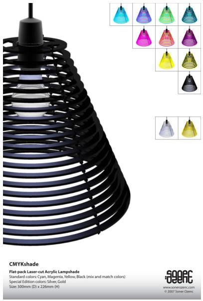 cool lampshades cmyk Colorful and Cool Lampshades from CMYK Design