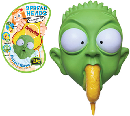 funny head squeezos 21 Funny Head Squeezos for Ketchup and Mustard Condiments