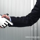 hand icon ad 140x140 The Familiar Computer Cursor Hand Icon gets a Hand in Ads