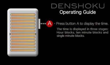 led-watch-denshoku led watch denshoku Fashionable Denshoku LED Bars Wristwatch is All but Ordinary