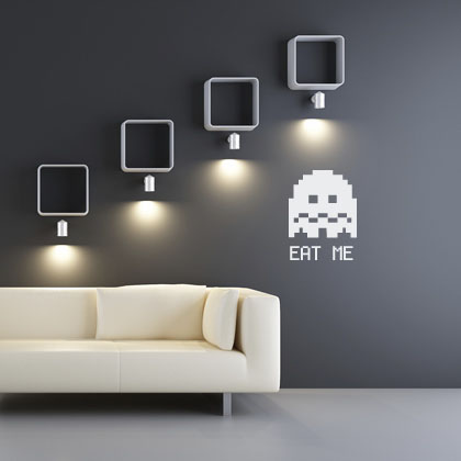 3665805148 e2e81d3aa1 Eat Me Stickers Thatll Make Pacman Eat Your Wall!