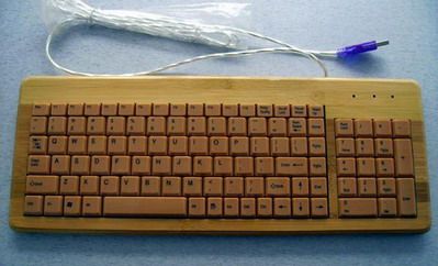 bamboo-computer-keyboard bamboo computer keyboard Bamboo Computer Keyboard for the Green Geek