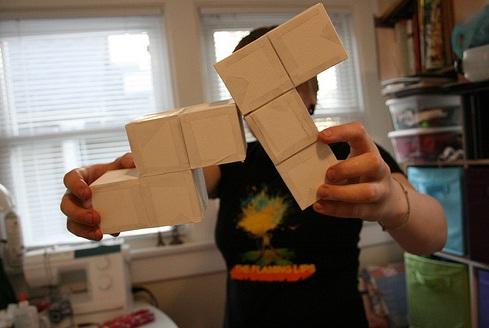 cool tetris designed salt and pepper