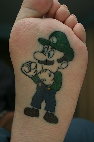 tattoos for brothers. mario rothers tattoo,