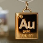 periodic table elements au pendant 140x140 Periodic Table Jewelry For The Science Freak Within You