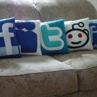 social media pillows2 140x140 Social Media Icons Pillow Designs Provide Some Needed Rest