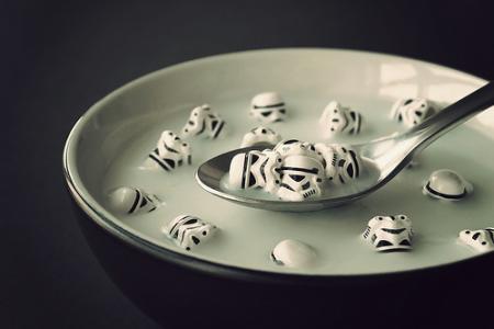 star wars stormtroopers breakfast cereal. Have a great weekend!