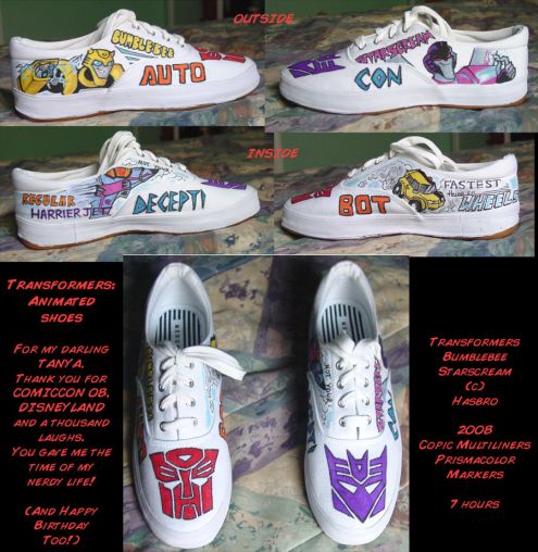 transformers shoes art transformers shoes art