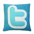 twitter logo pillow design 140x140 Social Media Icons Pillow Designs Provide Some Needed Rest