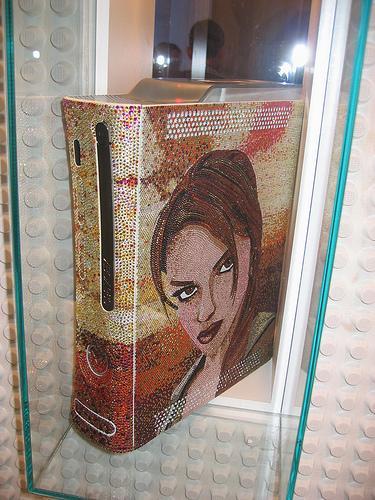 xbox 360 case mod lara croft