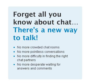 anybody out there chat service