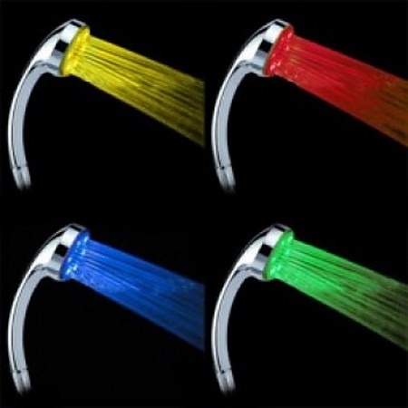 colourful led shower lights that make bathtime more fun1 Colourful LED Shower Lights that make Bath Time More Fun