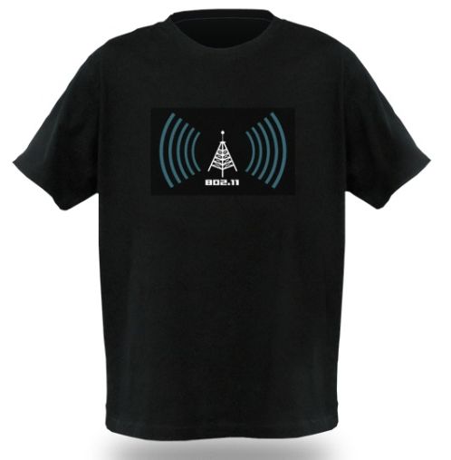 cool wifi signal theme shirt