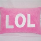 lol chat talk acronyms pillows 140x140 Text Talk Pillows Design Make Me ROFL