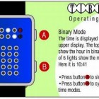 tibida tokyoflash watch binary mode