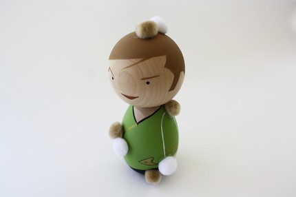 captain kirk kokeshi doll captain kirk kokeshi doll