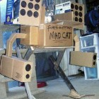 cardboard mecha cats cardboard mecha cats