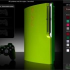 green ps3 slim mod colorware