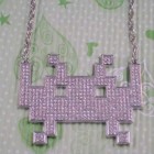 cool space invaders game necklaces design