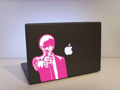 jules pulp fiction laptop decals
