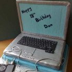 laptop cake