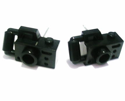 mini camera made of lego bricks