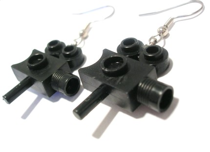 old style video camera lego bricks
