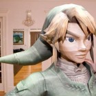 link zelda face papercraft