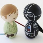 luke skywalker darth vader kokeshi dolls