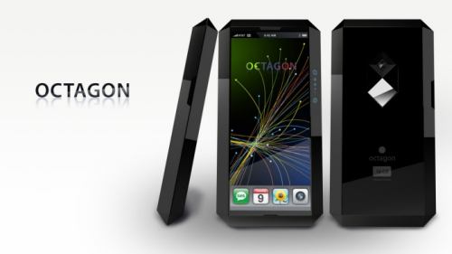 Octagon: the Cellhone With A Sharp Edge octagon cellphone design