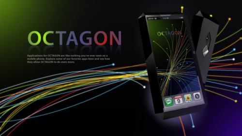 Octagon: the Cellhone With A Sharp Edge octagon cellphone concept