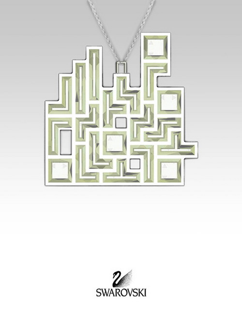 new tetris swarovski jewelry