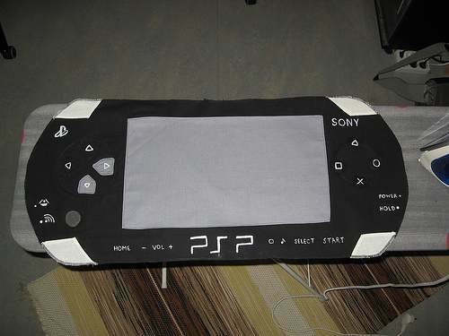 PSP Pillow Design for the Gaming Geek cool psp designed pillow