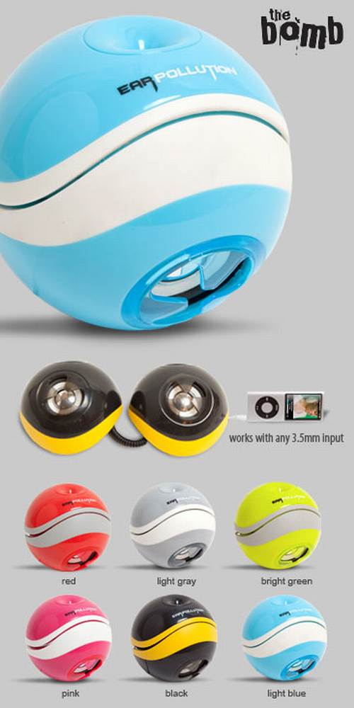 bomb design computer speakers