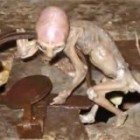 weird alien baby 140x140 Alien Baby, Gum Sculptures, Bad Wax Figures [Random Roundup]
