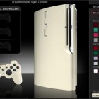 white ps3 slim mod colorware