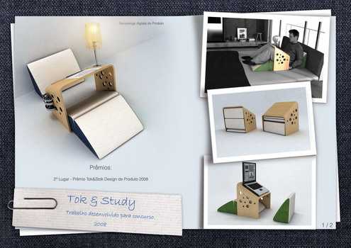 Tok and study low table 2 Tok & Study is an Innovative Low Study Desk Design