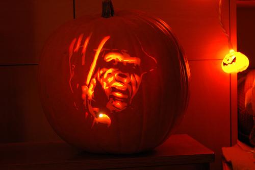 freddy krueger pumpkin face freddy krueger pumpkin face