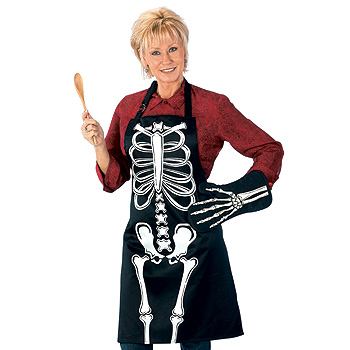 glow in the dark skeleton apron glow in the dark skeleton apron
