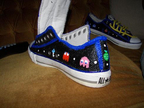 Pacman Converse Shoes Make Way into Street Fashion pacman converse shoes 5 Pacman Converse Shoes Make Way into Street Fashion