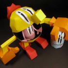 pacman paper toys