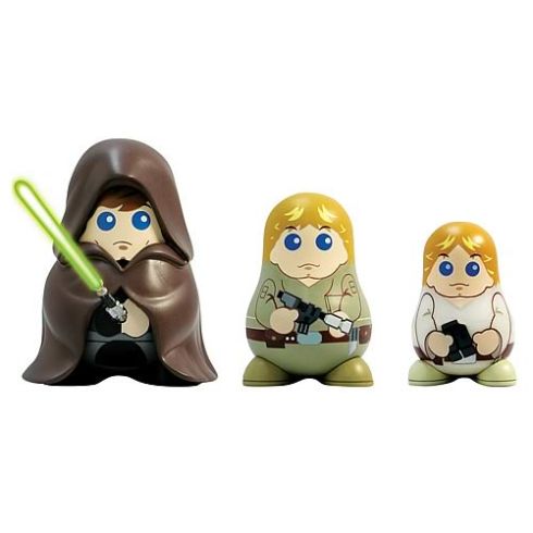 cool luke skywalker nesting dolls