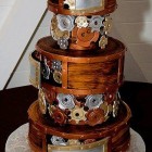 steampunk wedding cake
