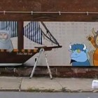 where the wild things are mural